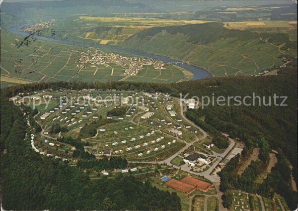 Leiwen Trier-Saarburg Fliegeraufnahme Ferienzentrum Sonnenber