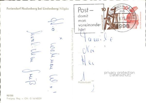Nadenberg Allgaeu Fliegeraufnahme bei Lindenberg – Bild 2