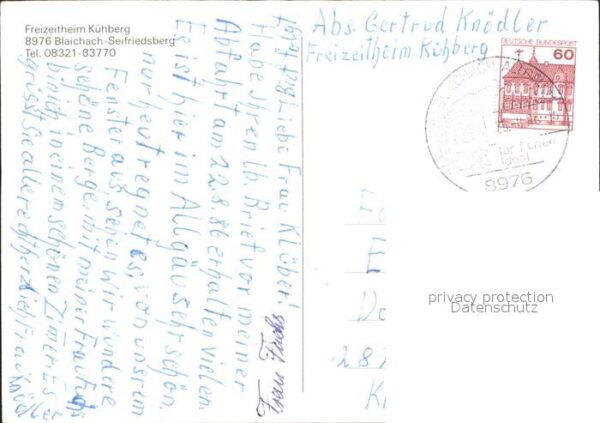 Seifriedsberg Sonthofen Freizeitheim Kühberg – Bild 2