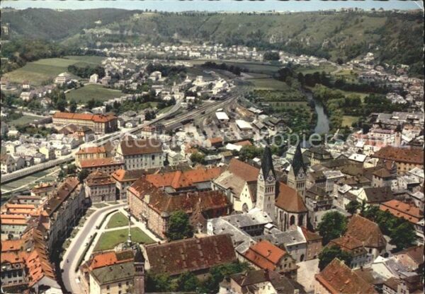 Eichstaett Oberbayern Fliegeraufnahme Bischofsstadt im Altmüh