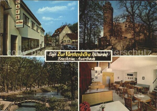 Bensheim Bergstrasse Cafe Restaurant zur Fürstenhöhe Alois K