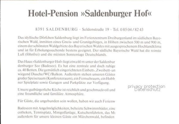 Saldenburg Hotel Saldenburger Hof – Bild 2