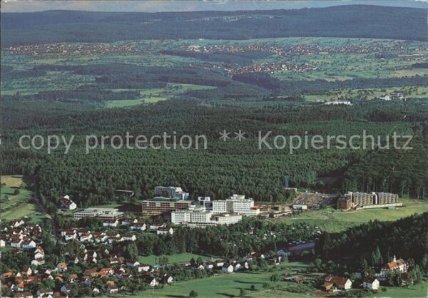 Langensteinbach Karlsbad Fliegeraufnahme Reha-Krankenhaus
