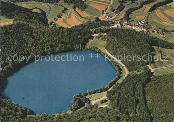Daun Eifel WaldCafe am Gemünder Moor Fliegeraufnah