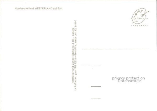Westerland Sylt Fliegeraufnahme Strand – Bild 2