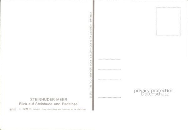 Steinhude Fliegeraufnahme mit Badeinsel – Bild 2