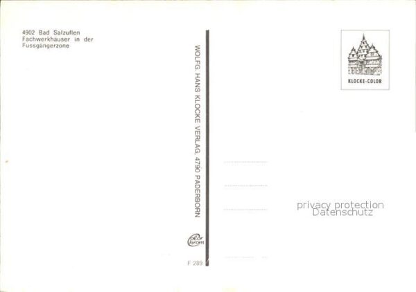Bad Salzuflen Fachwerkhäuser Fussgängerzone – Bild 2
