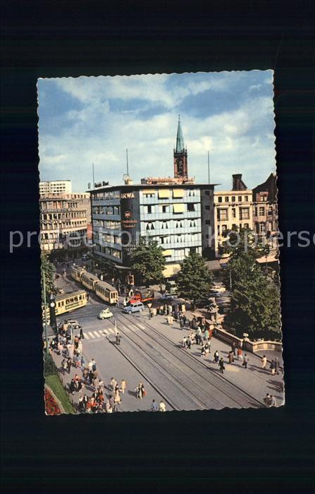 Duesseldorf Corneliusplatz und Königsallee Strassen