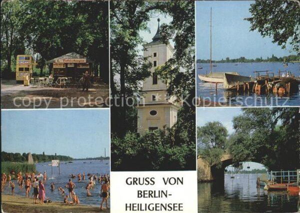 Heiligensee Berlin Havel Badestelle Brücke Heiliger See