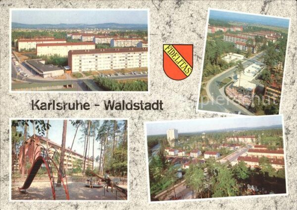 Waldstadt Karlsruhe Wohnüberbauung Spielplatz