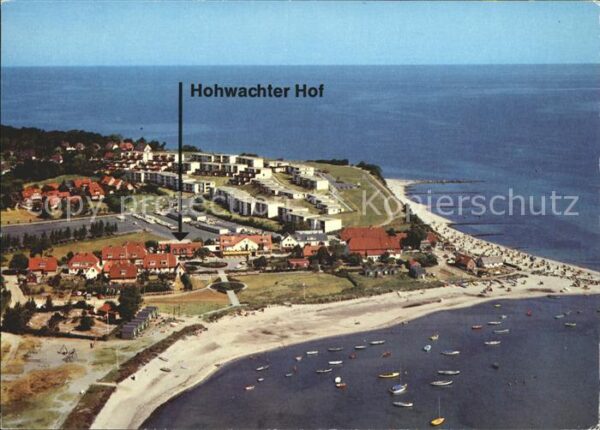 Hohwacht Ostsee Fliegeraufnahme mit Strand udn Hotel Re