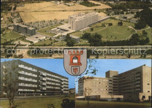 Porz Koeln Krankenhaus Stadt Porz Fliegeraufnahme