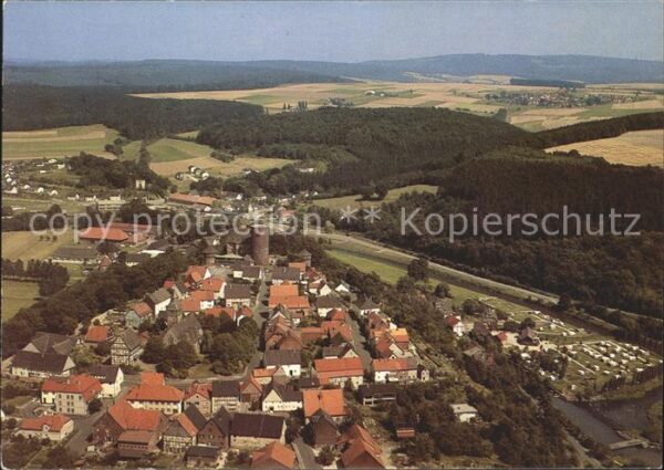 Trendelburg Fliegeraufnahme Perle im Diemeltal
