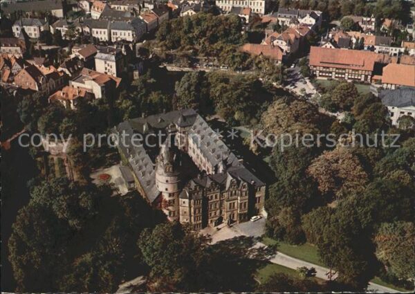 Detmold Fliegeraufnahme Residenzschloss Flieger