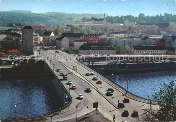 Passau Brücke Dreiflüssestadt Donau Inn Ilz