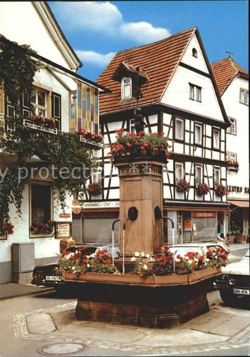 Bad Orb in Naturpark-Spessart Brunnen Marktplat