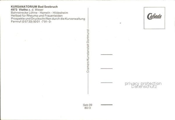 Vlotho Kursanatorium Bad-Seebruch – Bild 2