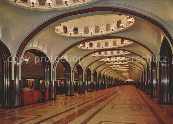Moskau Moscou Metro Majakowskaja