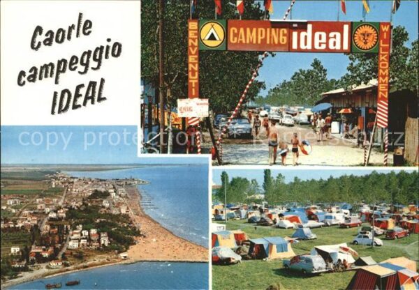 Italien Italia Italy Camping Ideal Fliegeraufnahme Strand