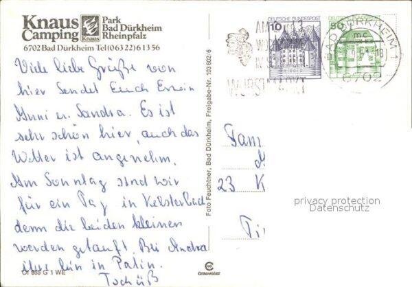 Bad Duerkheim Fliegeraufnahme Knaus-Camping – Bild 2