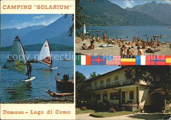 Domaso Camping Solarium Strand Serven
