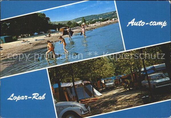Rab Kroatien Camping Strand