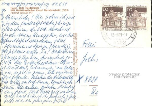 Manderscheid Eifel Hotel Cafe Heidsmühle Fliegeraufnahme – Bild 2