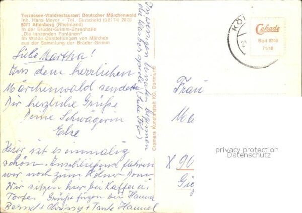 Altenberg Rheinland Deutscher Märchenwald Waldrestaurant – Bild 2
