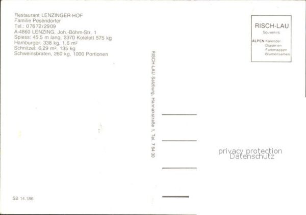 Lenzing Restaurant Lenzinger-Hof – Bild 2