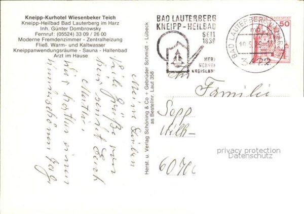 Bad Lauterberg Kneipp-Kurhotel Wiesenbeker Teich – Bild 2