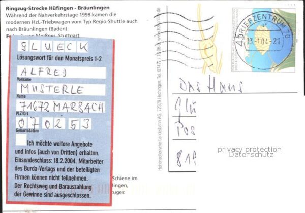 Braeunlingen Ringzug-Strecke Hüfingen-Bräunlingen – Bild 2