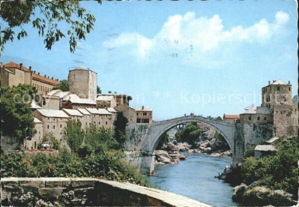 Mostar Moctap Alte Steinbrücke