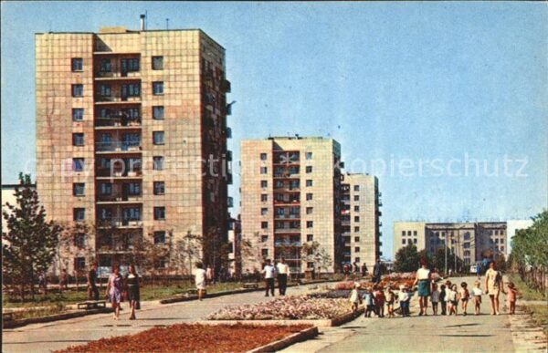 Karaganda Hochhäuser