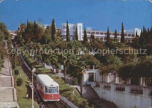 Sotschi Bahn zum Sanatorium