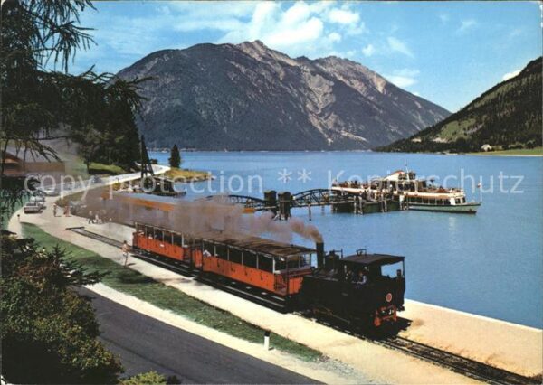 Achensee Schiffstation Seespitz mit Zahnradbahn