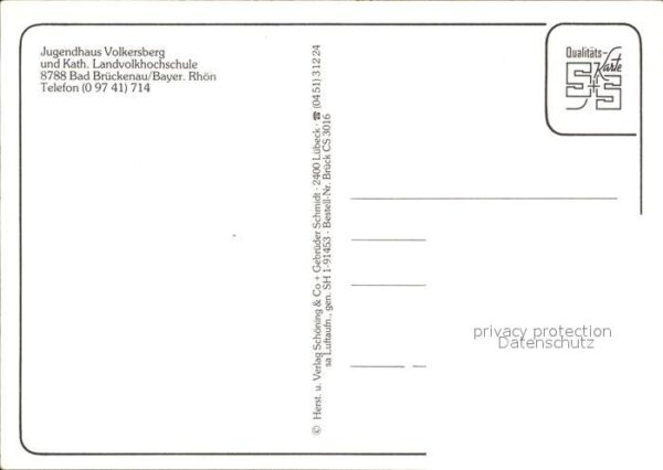 Bad Brueckenau Fliegeraufnahme Jugendhaus Volkersberg – Bild 2
