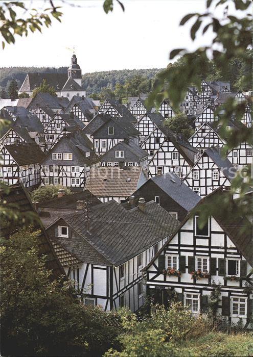 Freudenberg Westfalen Fachwerkhäuser Hotel-Restaurant Zum Alt