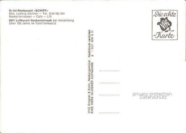 Neckarsteinach Hotel Restaurant Schiff – Bild 2
