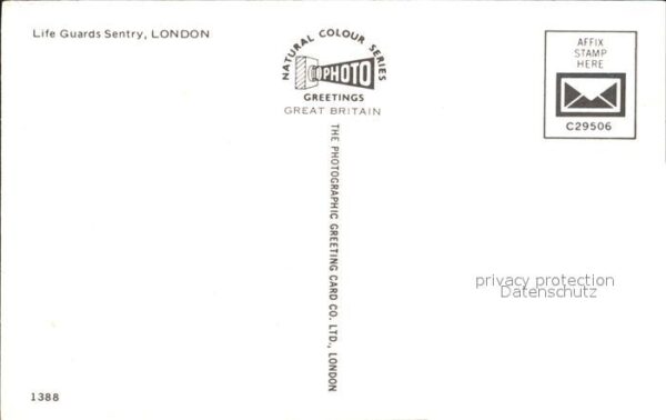 Leibgarde Wache Life Guards Sentry London – Bild 2