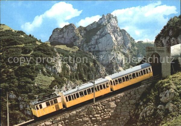 Zahnradbahn Wendelsteinbahn Tunneleinfahrt Soinkess