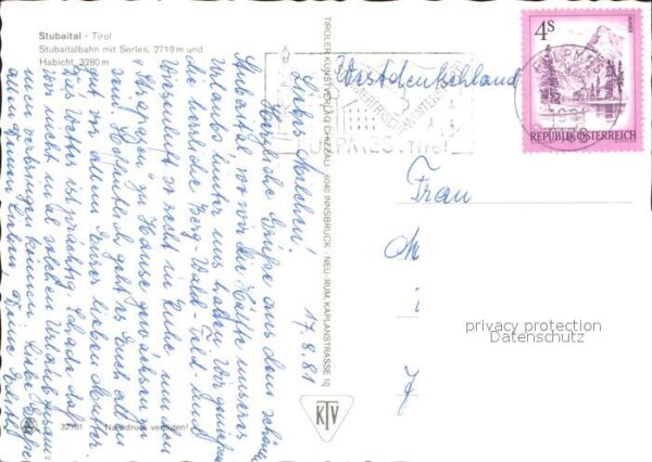Eisenbahn Stubaitalbahn Serles Habicht – Bild 2