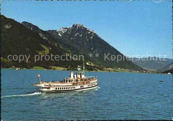 Dampfer Seitenrad Stadt-Innsbruck Achensee Ebner Joch Mau