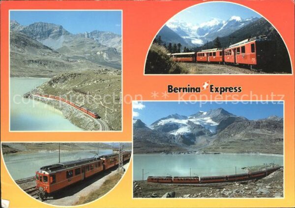 Eisenbahn Bernina-Express Pontresina Alp Grüm