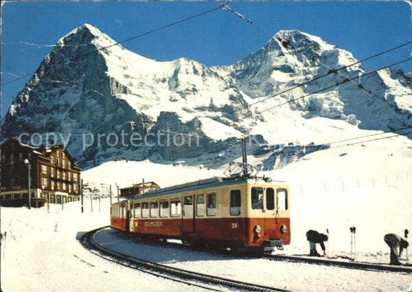 Eisenbahn Kleine Scheidegg Eiger Mönch