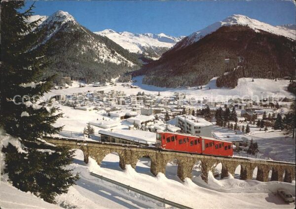 Zahnradbahn Parsenn-Bahn Davos Dorf Pischahorn
