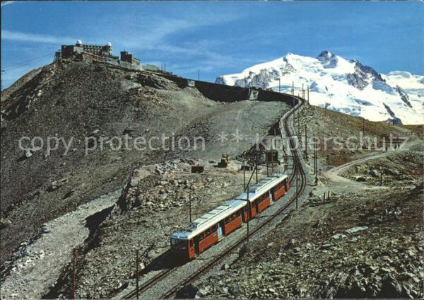 Zahnradbahn Gornergratbahn Hotel und Station Gorner