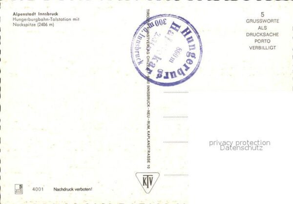 Zahnradbahn Hungerburgbahn-Talstation Nockspitze In – Bild 2