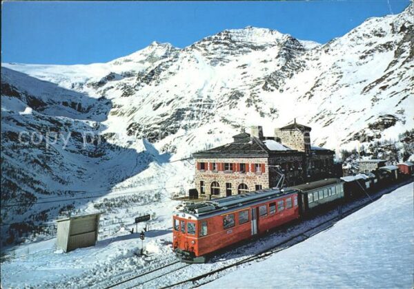 Eisenbahn Alp Grüm Palügletscher