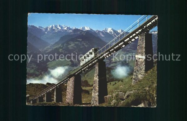 Zahnradbahn Niesenbahn Hegernalp-Viadukt Blümlisalp
