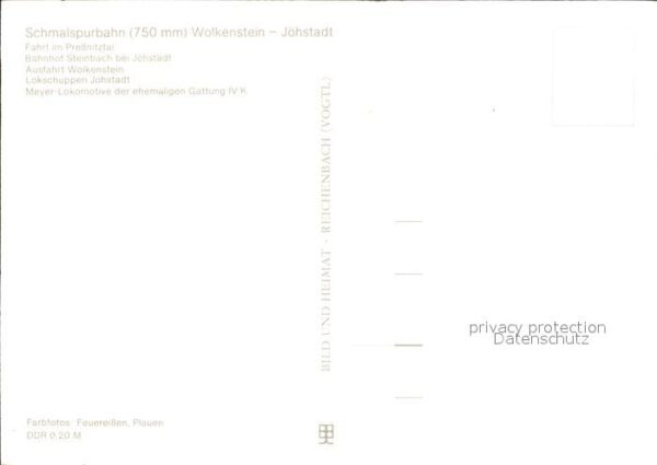 Lokomotive Preßnitztalbahn Wolkenstein-Jöhstadt Ba – Bild 2